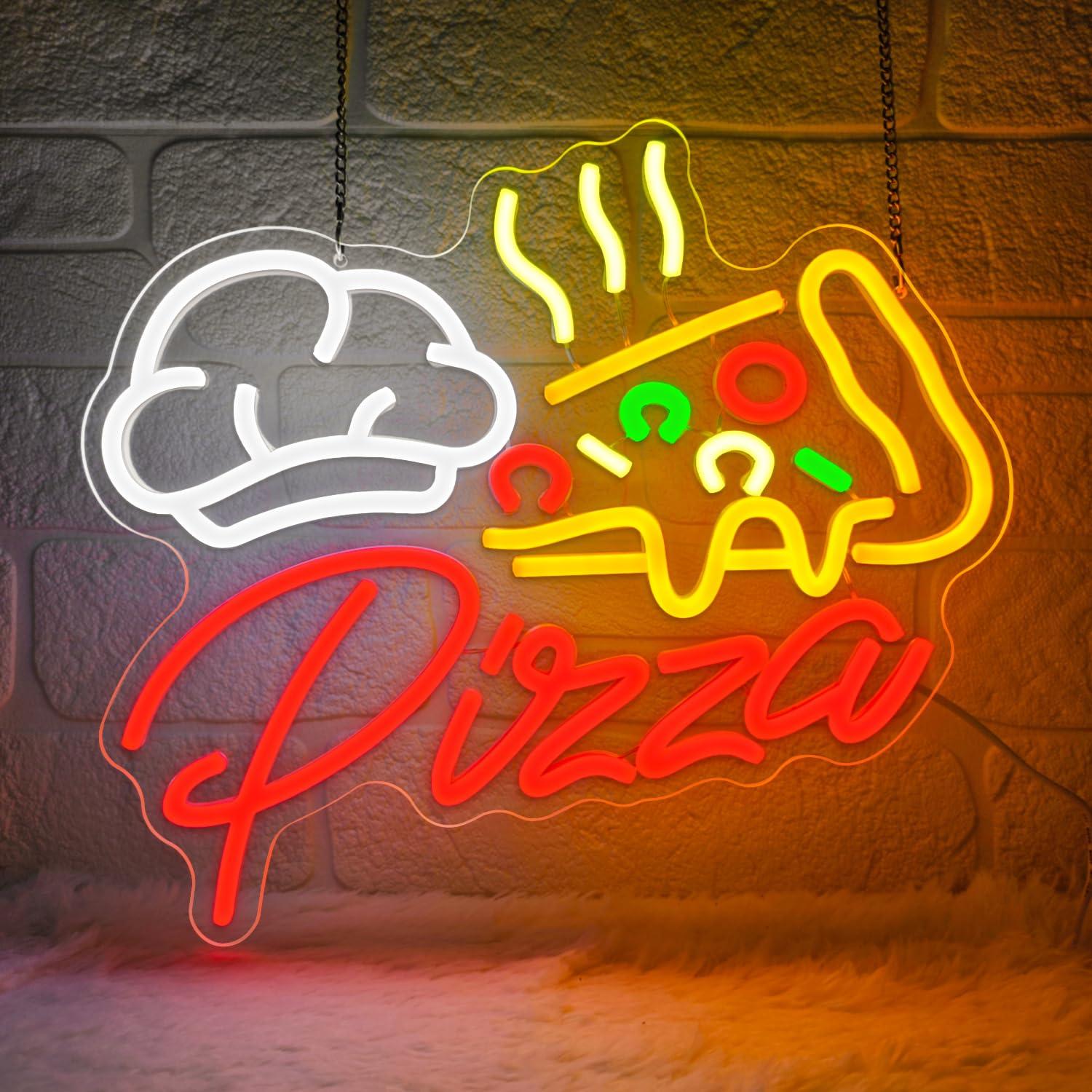 Pizza Neon Sign Colorful Pizza - Restaurant Lighting Decoration のレビューと価格