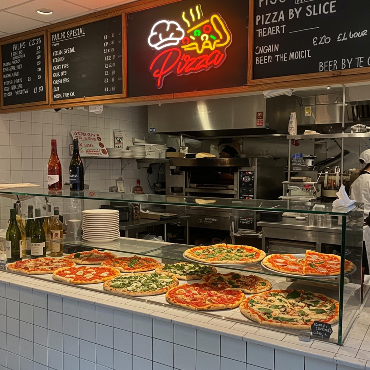 Pizza Neon Sign Colorful Pizza - Restaurant Lighting Decoration のレビューと価格