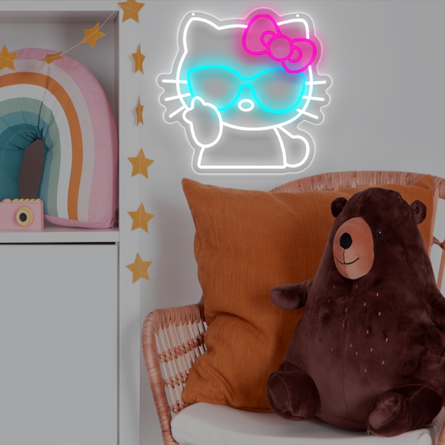 Hello Kitty LED Neon Light Bow - Lighting Room Decor Items のレビューと価格