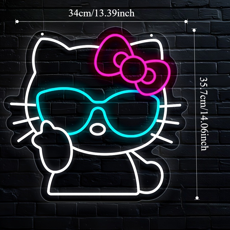 Hello Kitty LED Neon Light Bow - Lighting Room Decor Items のレビューと価格